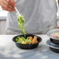 thumbnail image 5 of GUSTO 24 Oz, Bento Box Round Meal Prep Containers with Lid, 1 Compartment, 150-Pack, 5 of 6