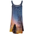 thumbnail image 4 of Galaxy Star Outer Space Womens Summer Dresses Casual Sleeveless Tshirt Sundresses Vacation Beach Cover Up Dress, 4 of 8
