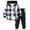 AB-Black, variant on yocbz Boys Pants Clothes For Teen Size 6T Boys Toddler Boys Clothes - Button Plaid Hoodie Jacket & Sweatpants Sets - 2 Pieces Boys Clothes Outfits Red,6 Years