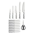 thumbnail image 2 of Farberware Edgekeeper 15 Piece Stainless Steel Cutlery Set with Blade, 2 of 6