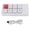White, variant on Suodoka USB C Wired 8 Key Keyboard Fully Programmable Hot Swappable Macro Mechanical Keyboard Number Pad for Windows Mac Black (5.1 inches / 13.0 cm)