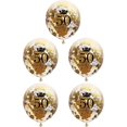 thumbnail image 3 of Number Balloons 50th Gold - 50th Birthday Decorations Balloons 12 Inch, 5 pcs, 3 of 4