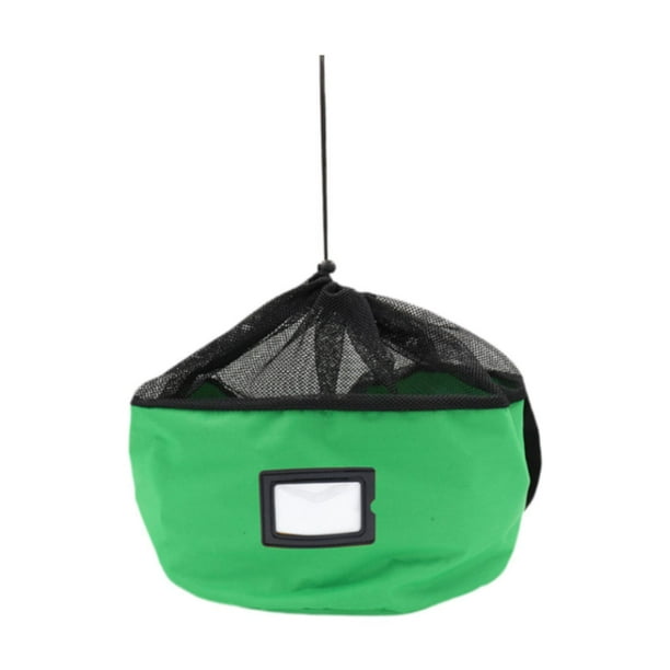 Bolsa de almacenamiento para manguera de RV, organizador de cables con asa de transporte, equipo resistente y herramientas Verde