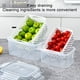 thumbnail image 5 of Juego de tres piezas para cajón de drenaje lonchera para microondas frasco de almacenamiento sellado para cocina juego de tres piezas 850ml+1750ml+3300ml ANGGREK Otros, 5 of 8