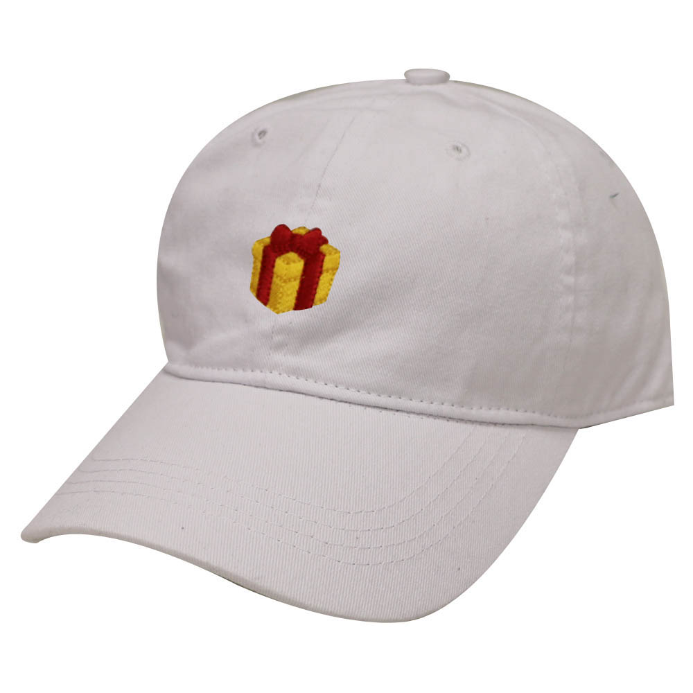 City Hunter C104 Gift Box Cotton Baseball Dad Cap 18 Colors (White