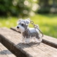 thumbnail image 6 of Orangide Pet Hair Keychain Dog Memorial Keepsake Clear Puppy Shaped Capsule Container for Fur Storage Pendant Gift for Dog Lovers, 6 of 9