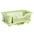 thumbnail image 1 of pitrice Dish Drying Rack Kitchen Storage Rack Tools for Kitchen Countertop Cabinet Green, 1 of 9