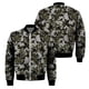 thumbnail image 5 of Chaqueta con cremallera y estampado de camuflaje para hombre, chaqueta clásica con estampado 3D de manga larga, informal, de gran tamaño, para primavera y otoño, 5 of 5