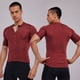 thumbnail image 5 of Santic - Maillot de ciclismo para hombre, camiseta de montaña, manga corta, cremallera completa, camisetas de verano para bicicleta de carretera, ropa de ciclismo para equipos profesionales, talla asi, 5 of 5