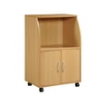 thumbnail image 2 of Hodedah Mini Microwave Cart, Beech, 2 of 4