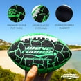 thumbnail image 2 of Wave Runner Grip It Waterproof Junior Size Football, 9.25-Inch, Durable Double-Laced, Ideal for Beach, Pool, and Outdoor Games Multicolor, 2 of 9