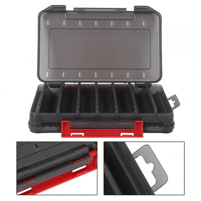 Double Layer Lure Box, Double Layer Design PVC Lure Tool Box, 199g Sea Fishing For Wild Fishing Lure Box