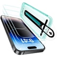 thumbnail image 1 of Protector de pantalla ESR para iPhone 14 Pro [dureza 9H] [paquete de 3], 1 of 9