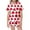 Red, variant on WOYY Toddler Girls Pajamas Watermelon Print Silk Sleepwear Homewear, 2-Piece, Sizes 2-13T