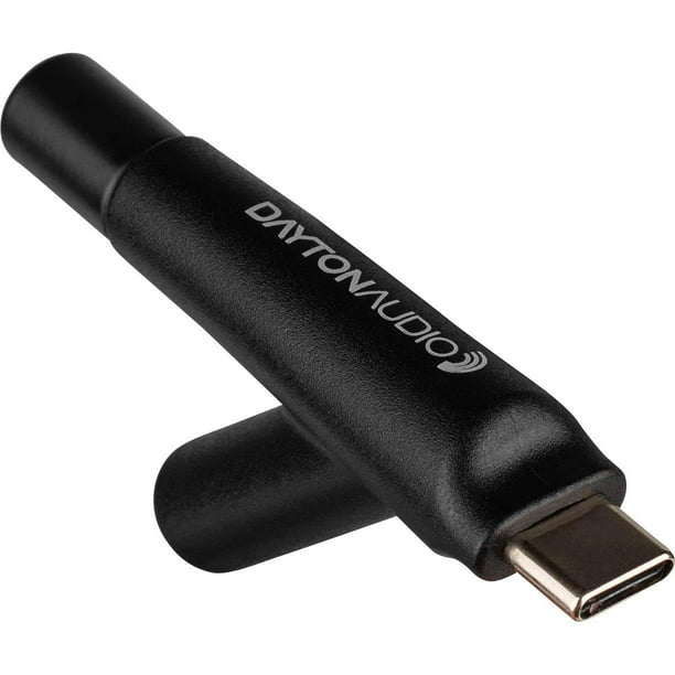 Micrófono USB-C Dayton Audio IMM-6c calibrado para iPhone