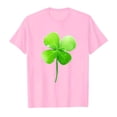 thumbnail image 4 of FUZHIQ Shamrock Shirts for Girl Boys Clover Shamrock Short Summer Tee Shirts Round Neck Festival Casual Outdoor Girls Shirts Size 7-8(Pink,12-13 Years), 4 of 4