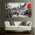 thumbnail image 5 of Couple in Love Wall Art Lovers Romantic Painting Home Decoration for Living Room Bedroom Framed Ready to Hang, 5 of 7