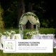 thumbnail image 4 of ADDHAT 1Ud Artificial Flower Vines White Hanging for Home and Holiday Wall Decor, 4 of 7
