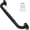 black with rubber grip, variant on Anti-Slip Black Grab Bars 16 Inch w/Rubber Grip, Stainless Steel Bathroom Wall Mount Oil Rubbed Black Grab Bar Handle, Safety Balance Handrail, Handicap Elderly Senior Assist Shower Handle