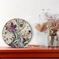 thumbnail image 6 of YAZAOO Decorative Wall Clock Size：25cm Cosmic Floral Dance Design Pattern Clock, 6 of 10