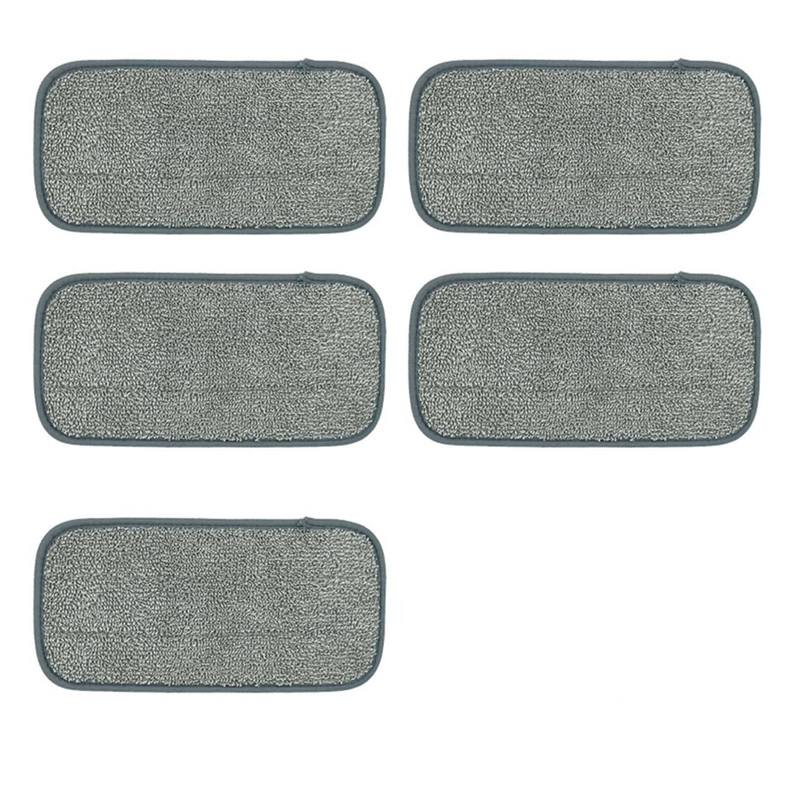 adviicd Ensemble de 5 Tapis de Vadrouille Réutilisables et Lavables avec Housse de Vadrouille WetJet