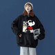 thumbnail image 2 of Sudadera con capucha del personaje de dibujos animados popular Snoopy Charlie Brown para hombres y mujeres, sudadera con capucha deportiva informal para parejas, 2 of 4