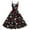 Dark Gray, variant on Valentines Dress for Women Sleeveless Love Heart Print Dresses 2026 Spring A-Line Strapless Cocktail Punk Dress Hot Pink XL