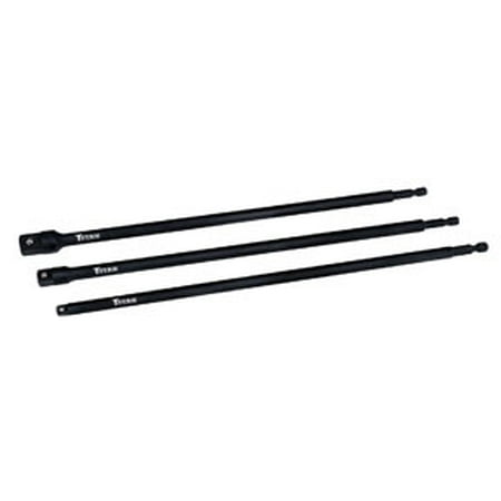 

Titan 15206 3-Piece 12 Socket Adapter Set (1/4 3/8 and 1/2 )