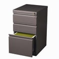 thumbnail image 1 of 20 in. Mobile Pedestal 3-Drawer Box (Medium Tone), 1 of 7