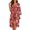 Christmas Santa Claus, variant on Halloween Bathrobe for Women Lounge Wear Dress Lightweight Comfort Skull Bat Nightgowns Casual Soft Robes with Adjustable Belt