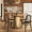 Wood, variant on Round Dining Table for 2, Kitchen Table for Living Room,  Dining Coffee Tables for Kitchen, Black