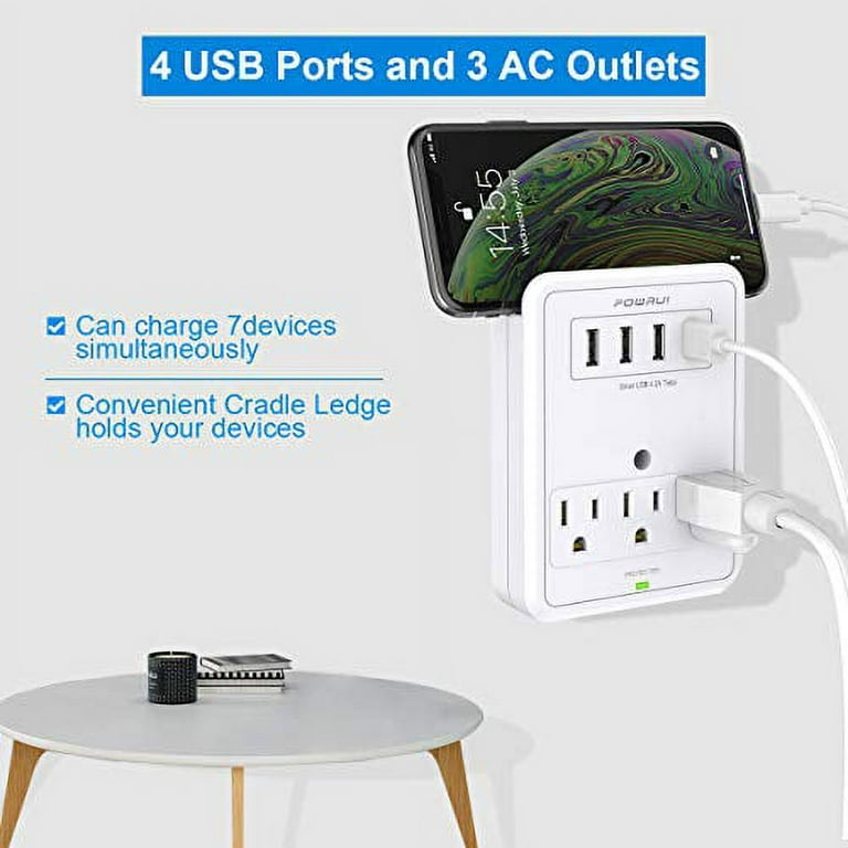 Outdoor Smart Plug, Surge Protector, POWRUI Smart Power Strip with 4-O –  Totality Solutions Inc.