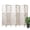White, variant on 6 Panel Carved Room Divider Folding Privacy Screen, Freestanding Partition Wall for Home Office Bedroom Indoor Outdoor No Assembly Required