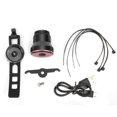thumbnail image 1 of Luz de inducción de freno de bicicleta ztto impermeable luz trasera LED USB recargable luz trasera de bicicleta negra, 1 of 10
