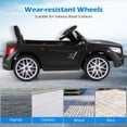 thumbnail image 5 of OLAKIDS 12V Electric Kids Ride On Car, Licensed Mercedes Benz SL500 Toy Car with Remote Control, MP3 Plug, USB, 2 Speeds, LED Lights, Battery Powered Toy Vehicle for Toddler Children (Black), 5 of 11