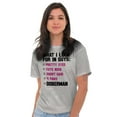 thumbnail image 5 of What I Look In Guys Doberman Dog Lady Women's Graphic T Shirt Tees Brisco Brands S, 5 of 5