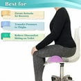 thumbnail image 4 of BBL Pillow Toilet Riser After Surgery for Butt Brazilian Butt Lift Pillow Toilet Seat Butt Pillows for Sitting Booty Recovery Post Surgery Foam Chair Cushions, 4 of 4