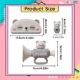 thumbnail image 3 of Kids Harmonica Whistle Set, 3 Piece Portable Musical Instrument Toy with Panda Design, for Children Ages 3 And up, 3 of 8