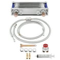 thumbnail image 3 of Oil Cooler Radiator Engine Oil Cooler Radiator Motorcycle 65ml Oil Cooler Engine Oil Cooling Radiator System Kit For  GY6 Engine Silver, 3 of 8