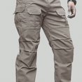 thumbnail image 3 of Relaxed Work Cargo Pants Mens Pant Black,Size M-XXL, 3 of 8