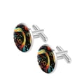 thumbnail image 2 of Note Sophisticated Cufflink Set for Elegant Attire Made of Stainless Steel for Formal Wear and Business Meetings, 2 of 6
