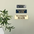 thumbnail image 3 of Signs ByLITA Standard No combing hair Sign (Red) - Large, 3 of 5