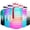 Green/Pink Gradient, variant on Motivational Gallon Water Bottle - with Straw & Time Marker  Large   Water Jug with Handle for Fitness Outdoor Enthusiasts Leak-Proof