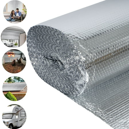 Qunbio Bubble Reflective Foil Roll Insulation Radiant Barrier 65.6ft x 3.94ft (258sqft)