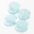 thumbnail image 4 of Blesiya 100xSolid Clear Marbles Balls Flat Tank Guios Piedras de cristal Azul transparente Zulema cuentas de mármol de cristal, 4 of 7