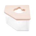 thumbnail image 4 of Baño para hámster, inodoro transparente, caja de arena para ardillas, jerbos y ratones. L, 4 of 9