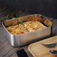 thumbnail image 3 of Stainless steel lunch box, 1200 ml sustainable lunch box stainless steel bamboo, lunch box with cutt, 3 of 4