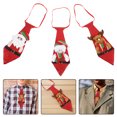 thumbnail image 2 of 6 corbatas de hombre para fiestas navideñas, corbatas de tela, corbatas originales, decoraciones navideñas, 2 of 7