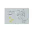 thumbnail image 4 of U Brands Non-Magnetic Ghost Grid Glass Dry-Erase Board, 36 x 24 inches, White Frosted Surface, Frameless, 4 of 5