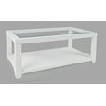 thumbnail image 4 of Jofran Urban Icon Contemporary Rectangular Glass Inlay Coffee Table, 4 of 8